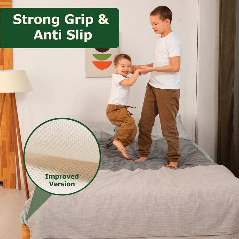 ECOHomes Non Slip Mattress Gripper Pad Stop Mattress  Keep Mattress Topper from Sliding - Anti Slip Grip Pads Holder Stop Couch  Cushions  Sofa  Patio & Furniture to Prevent Sliding (King/Cal King) - Image 3
